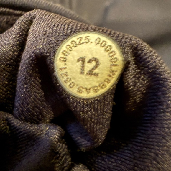 Lululemon All The Right Places HR , Blue, Sz 12 - Picture 5 of 5